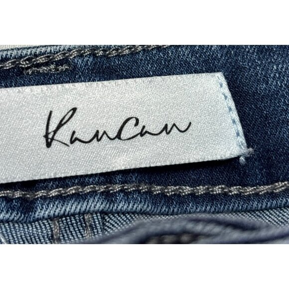 KanCan Braelynn Essentials High Rise Super Flare Jeans Size 7/27 Medium Wash - Picture 7 of 8